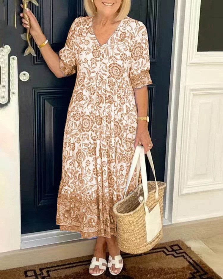 Evelyn | Floral midi dress