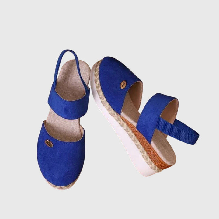 Cadie | Slingback Platform Espadrille Sandals For Women