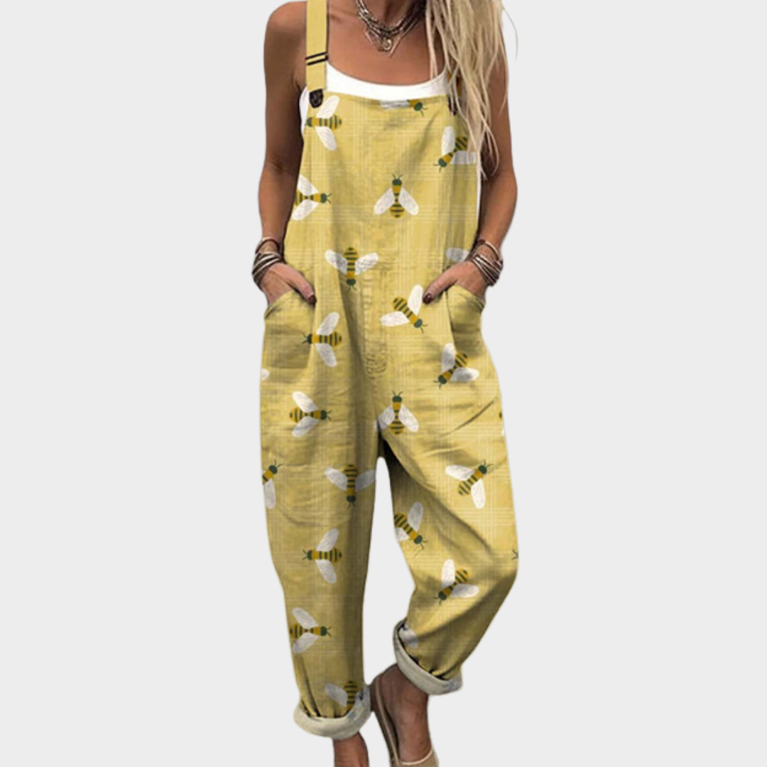 Joan | Timeless Printed Dungarees