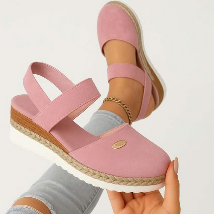Cadie | Slingback Platform Espadrille Sandals For Women