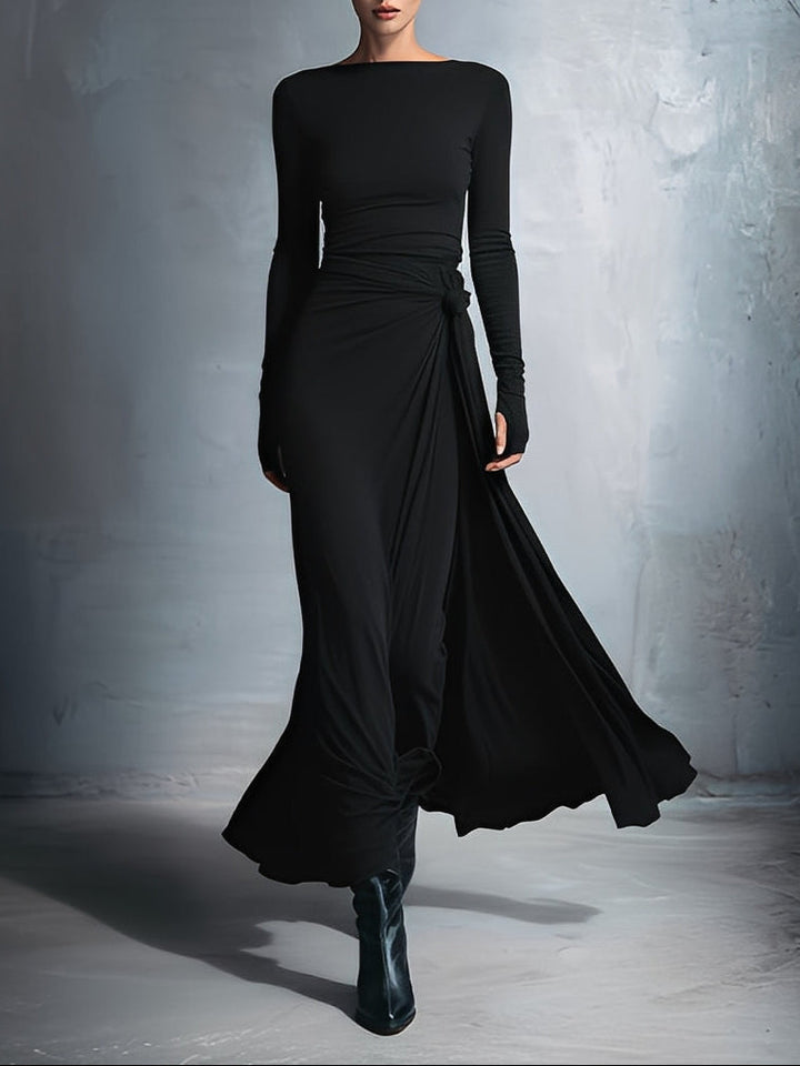 Yasmina™ - Maxi Dress With Side Tie