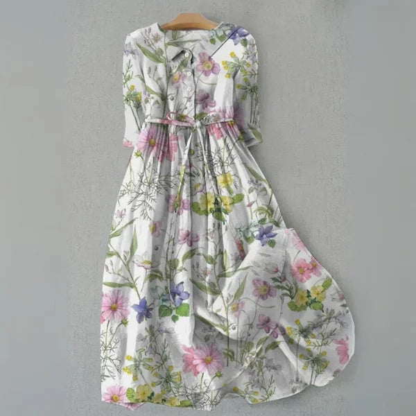 Greta | Floral A-Line Summer Dress