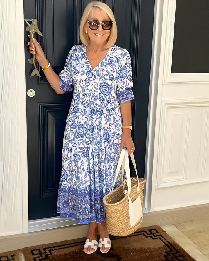 Evelyn | Floral midi dress