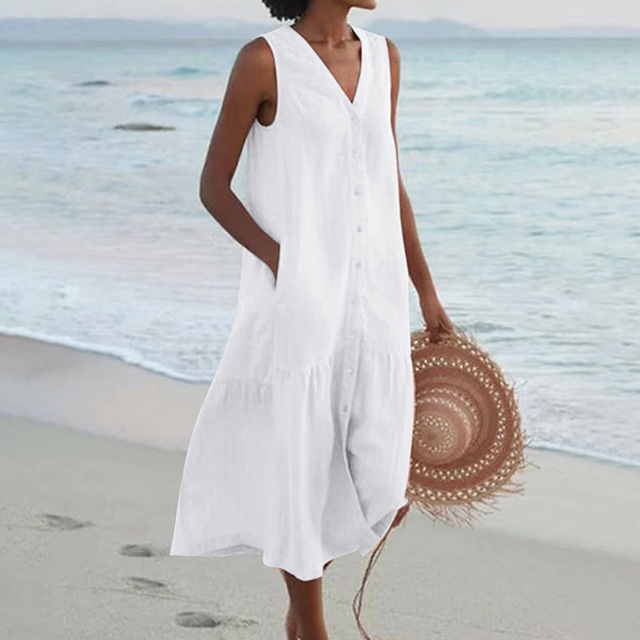 LISSA – SUMMER V-NECK DRESS
