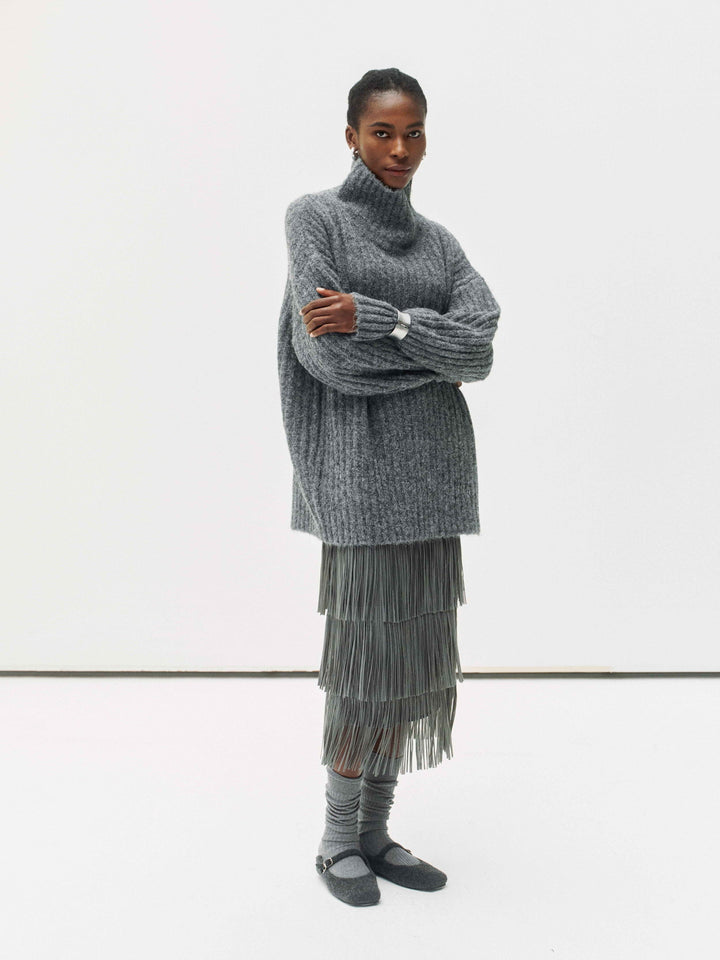 Cascade Fringe Skirt