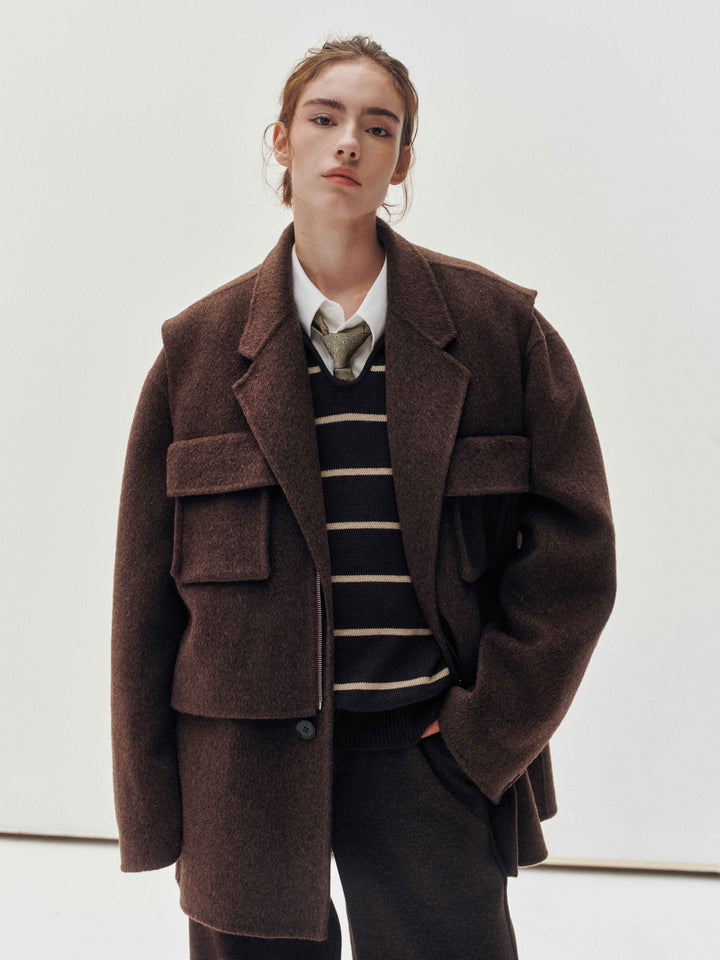 Rustic Wool Blazer