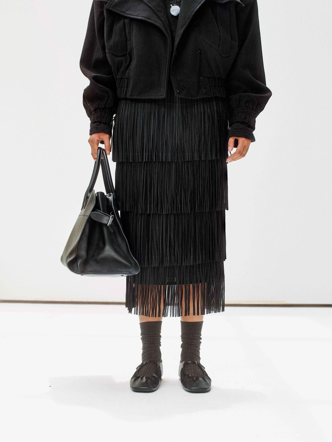 Cascade Fringe Skirt