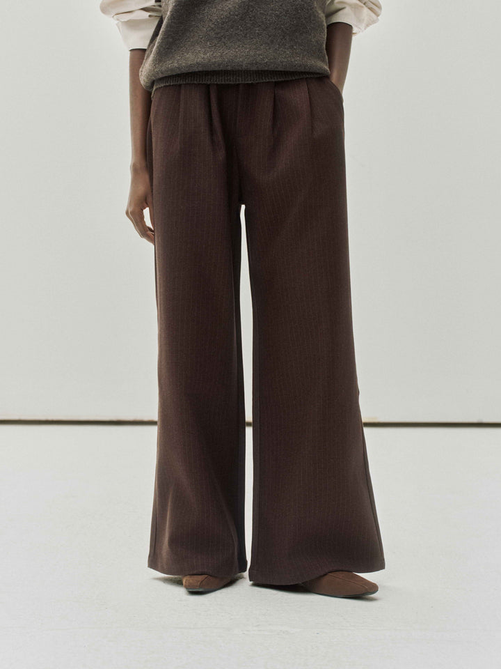 Tailored Wide-Leg Trousers