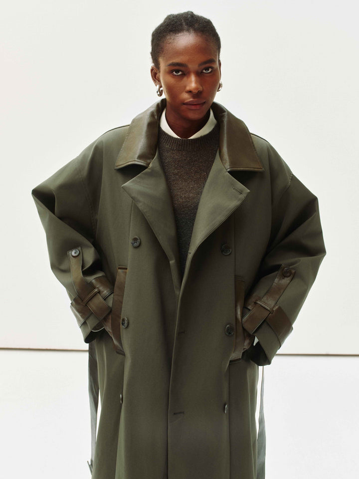 Oblique Trench Coat