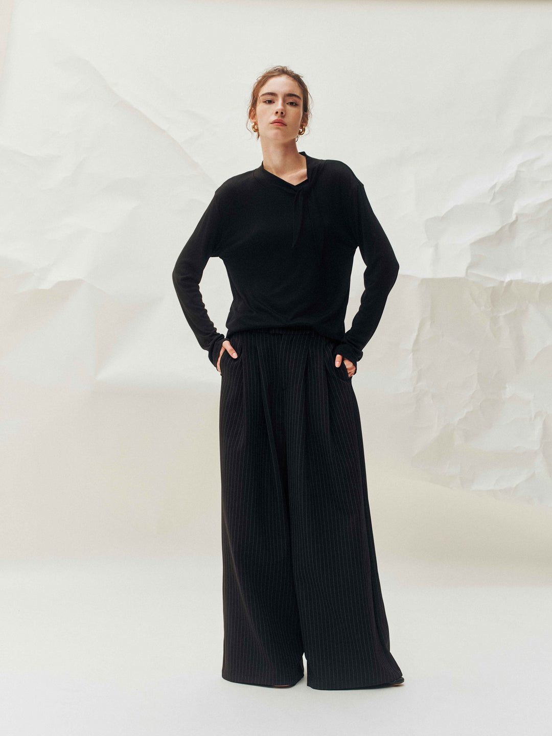Evara Tie Neck Top