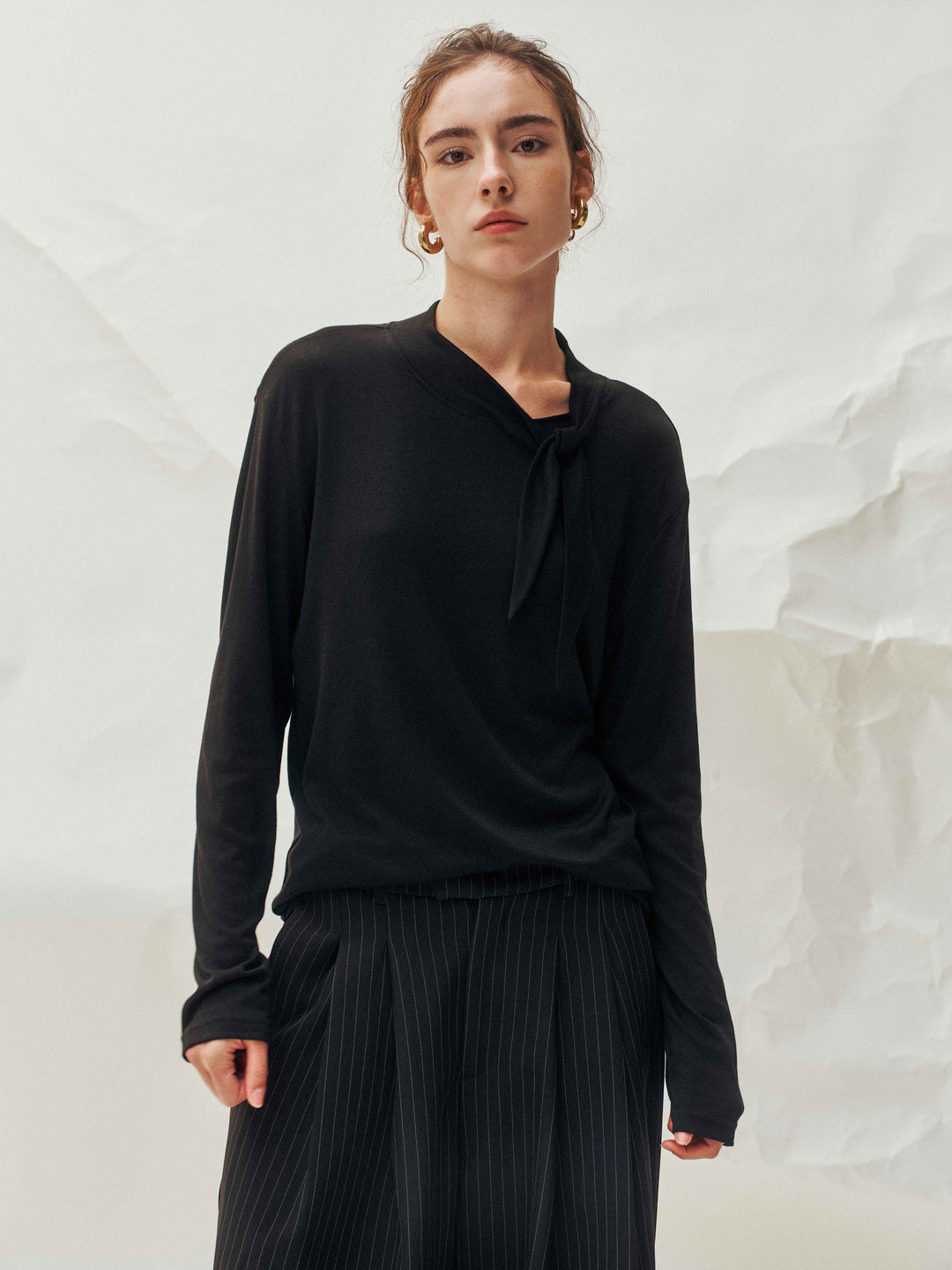 Evara Tie Neck Top