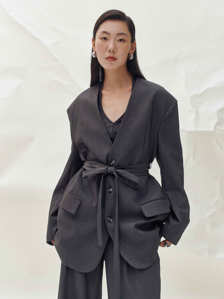 Obscura Wrap Blazer Set