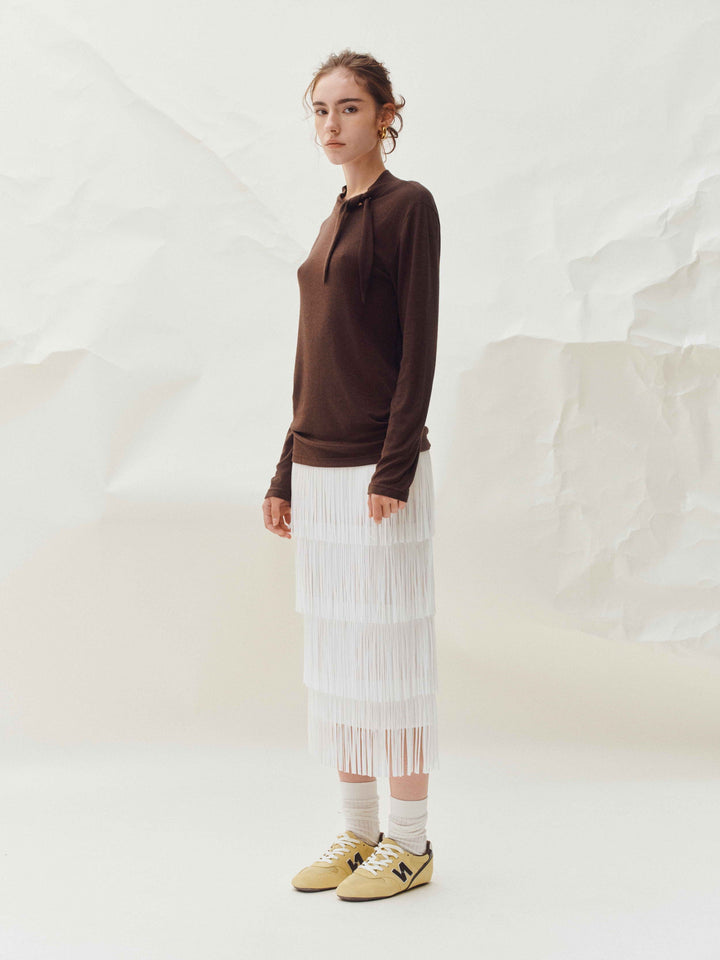Evara Tie Neck Top