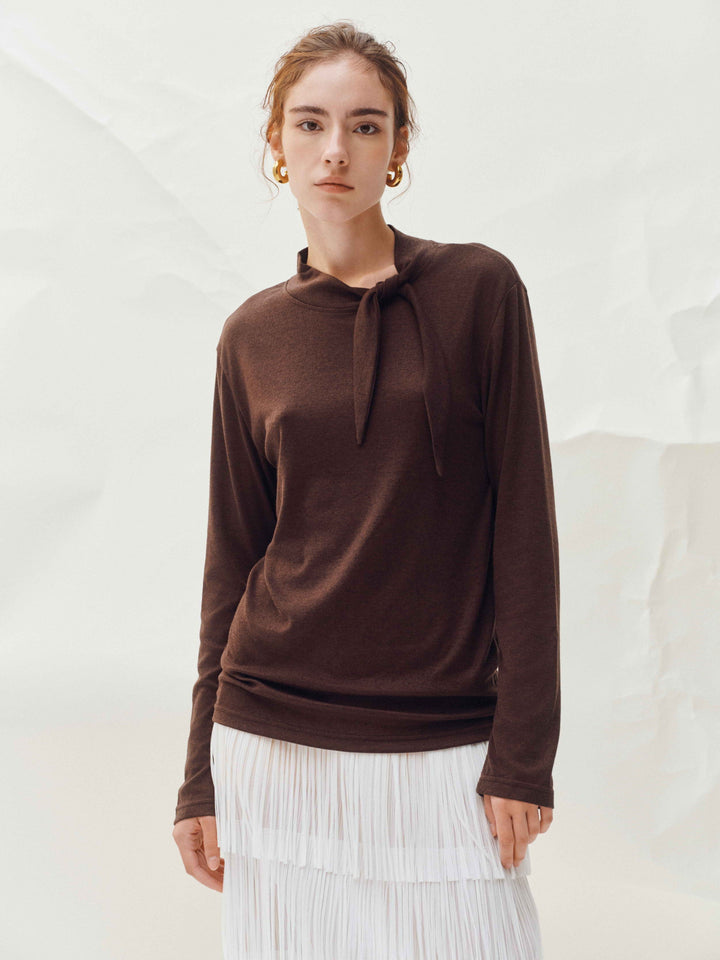 Evara Tie Neck Top