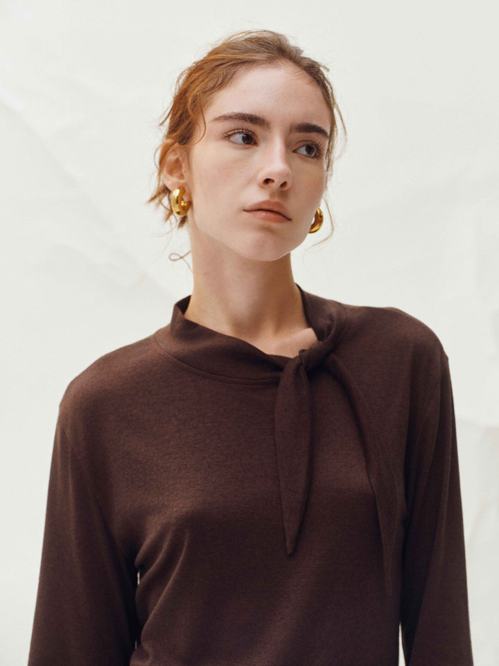 Evara Tie Neck Top