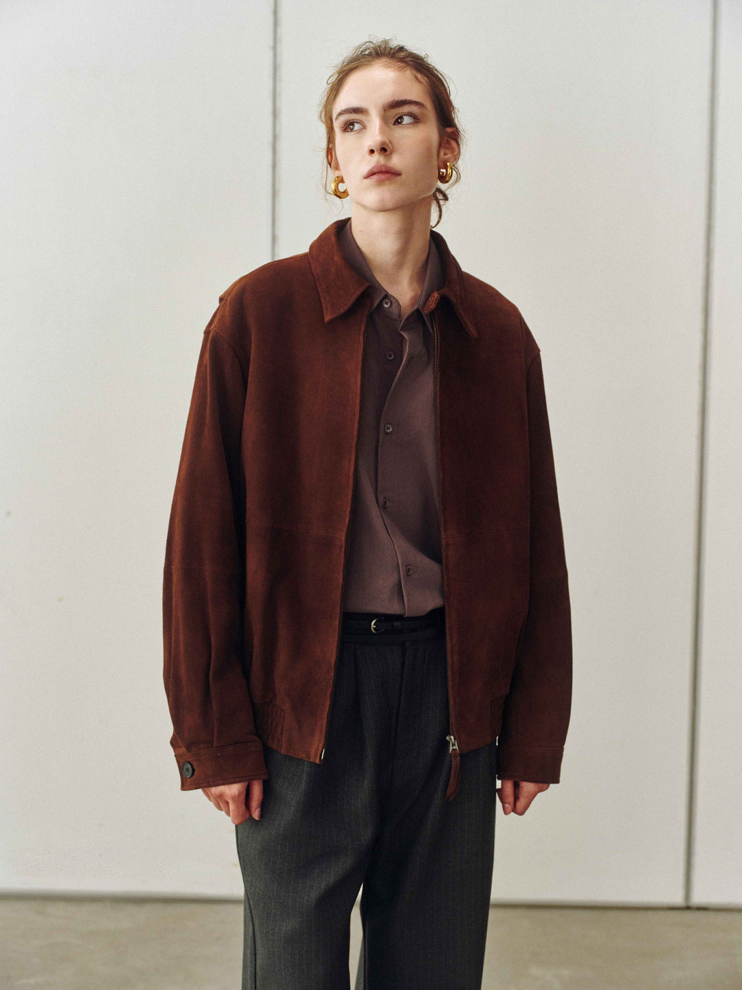 Umber Suede Jacket