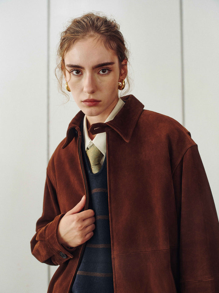 Umber Suede Jacket