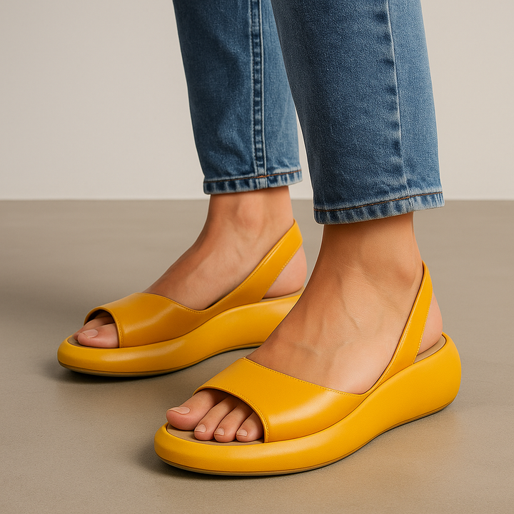 Ottilie | Platform Open Toe Slingback Sandals For Women