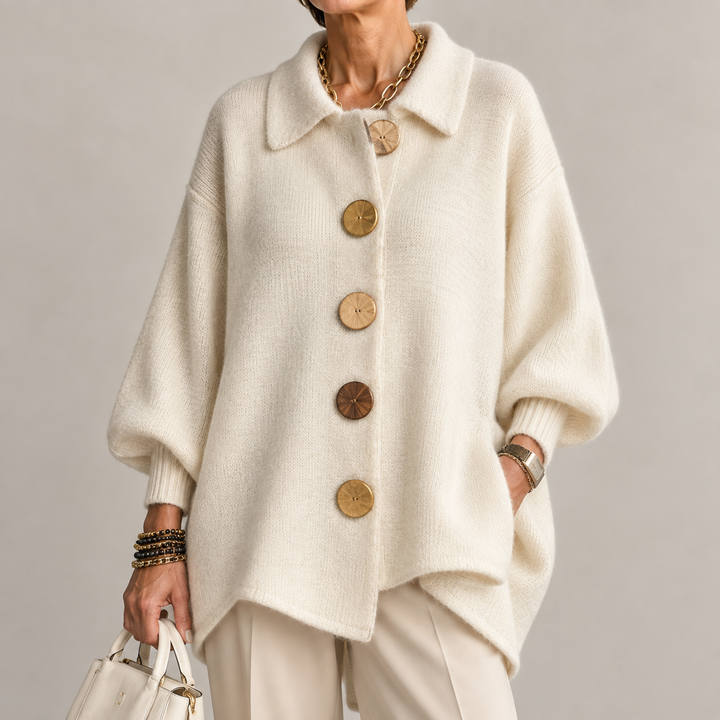 Isadorra™ Oversized Collared Cardigan