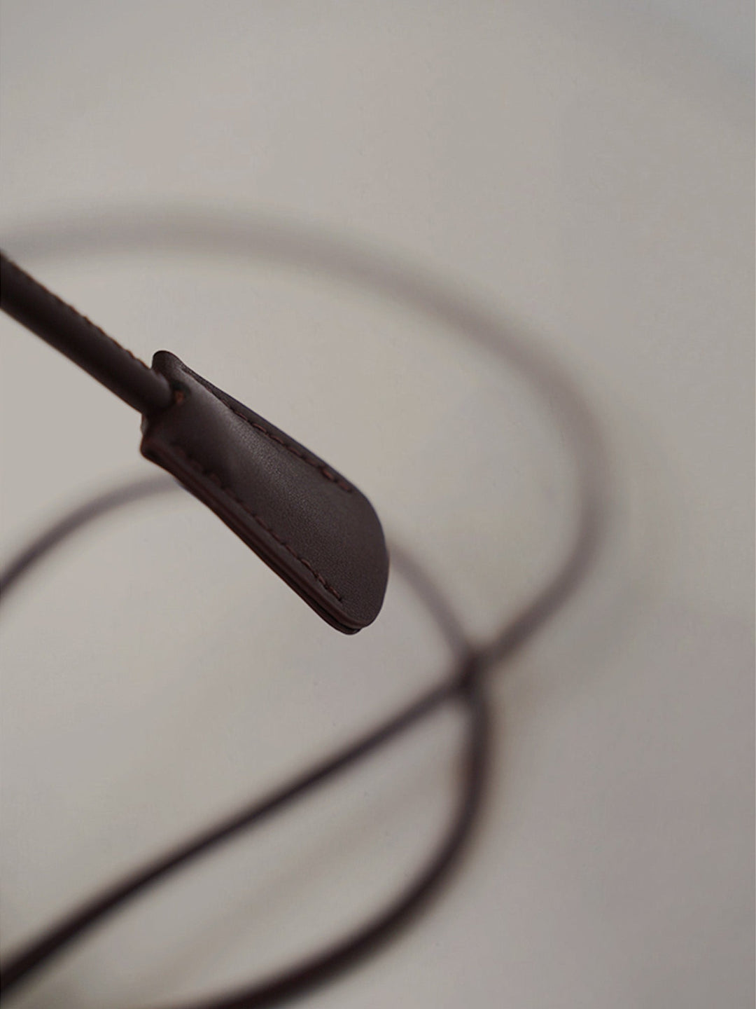 Linear Faux Leather Belt