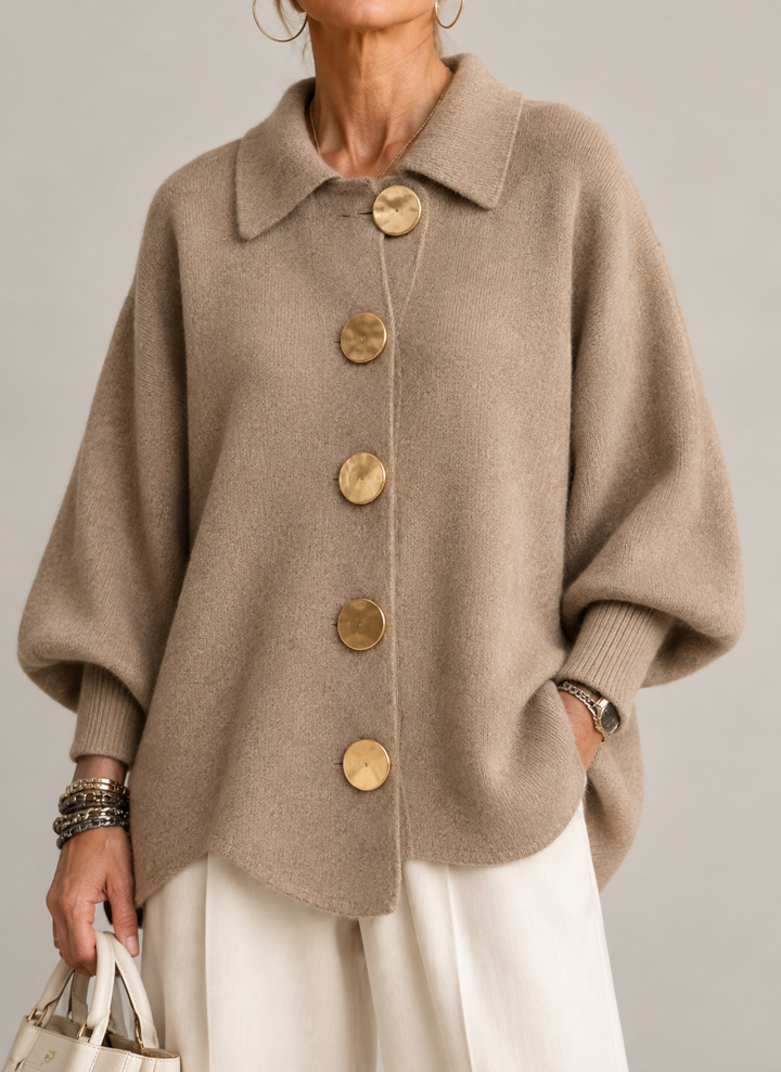 Isadorra™ Oversized Collared Cardigan