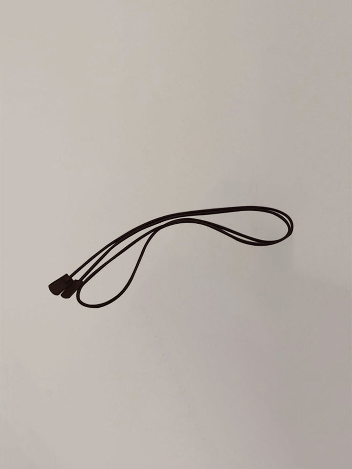 Linear Faux Leather Belt