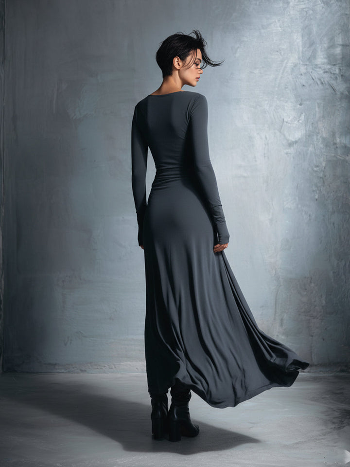 Yasmina™ - Maxi Dress With Side Tie