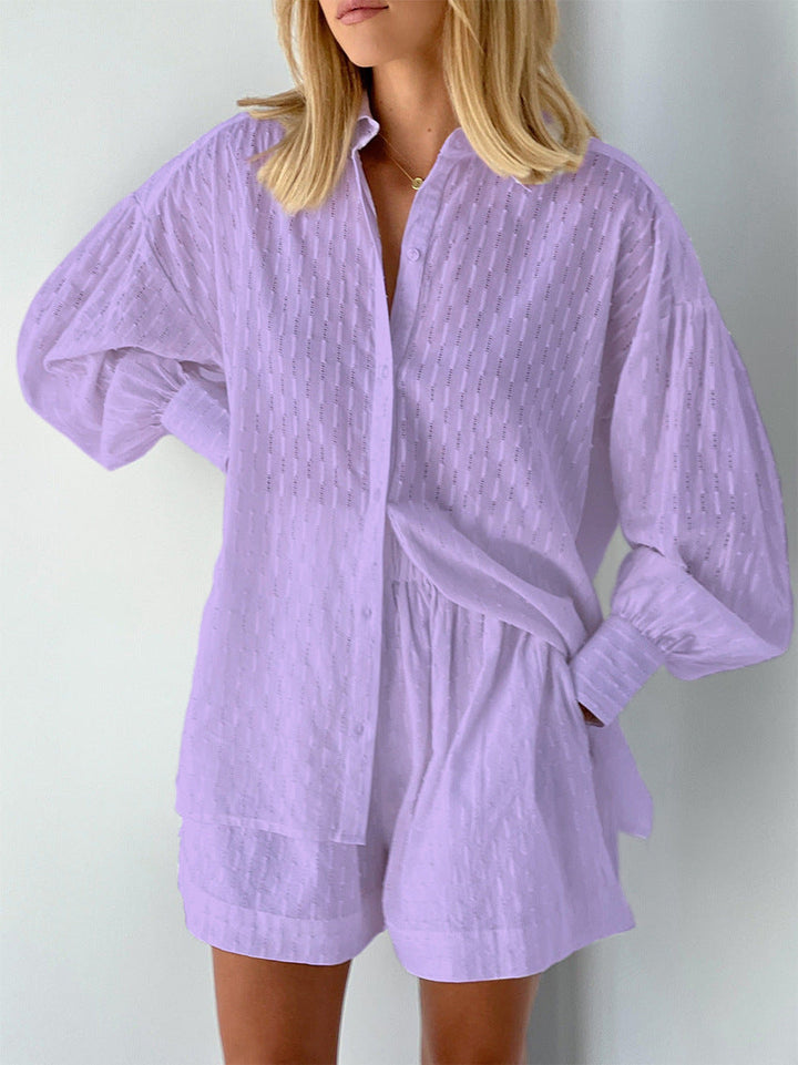 Cesca | Chic Shirt &amp; Shorts Set ( Almost out of stock)