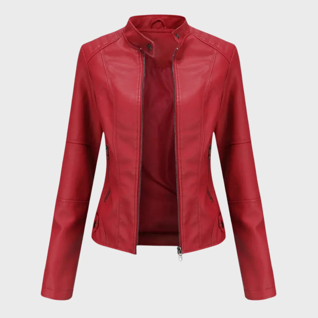 Romina | Casual Leather Jacket