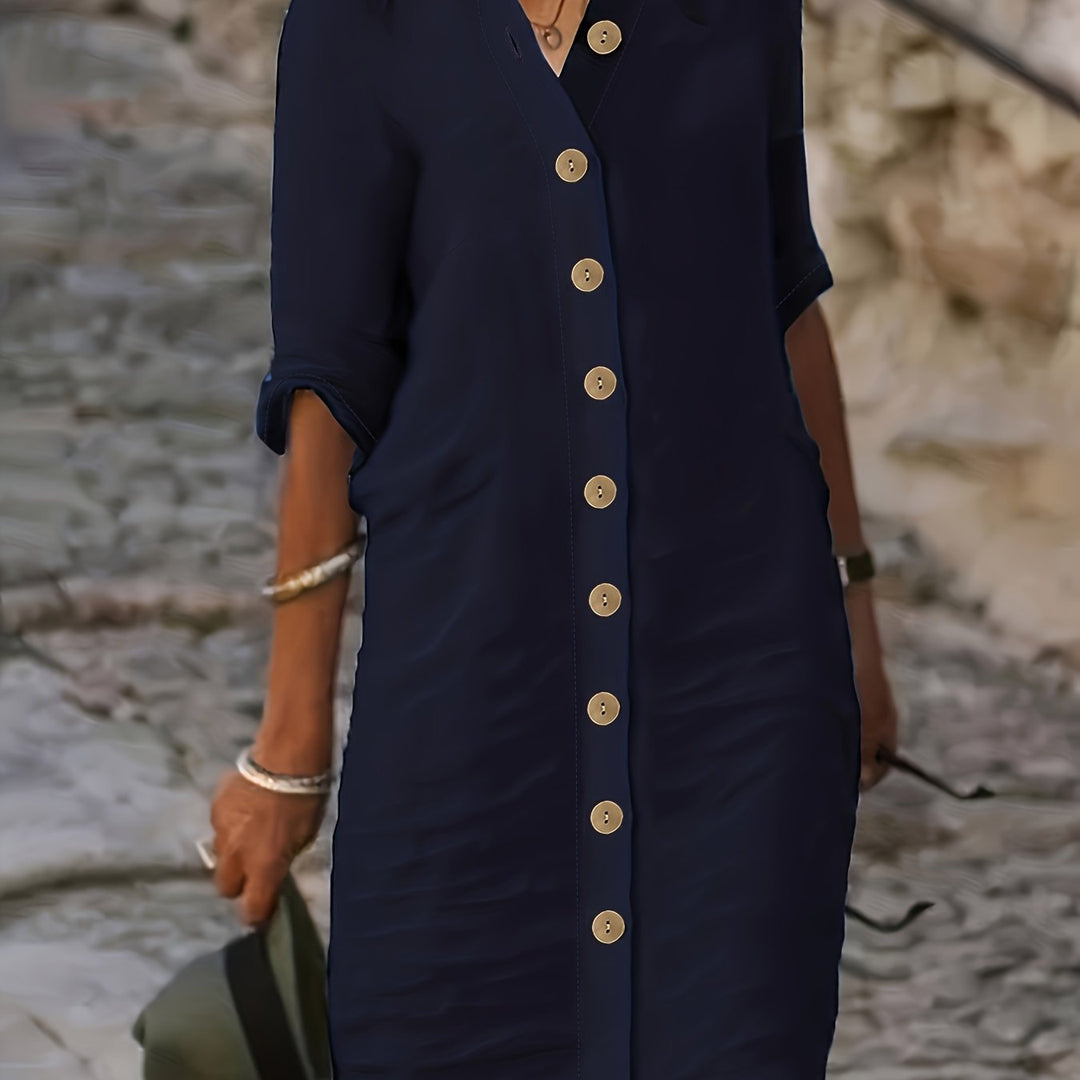 Jurele – Button-Down Shirt Dress