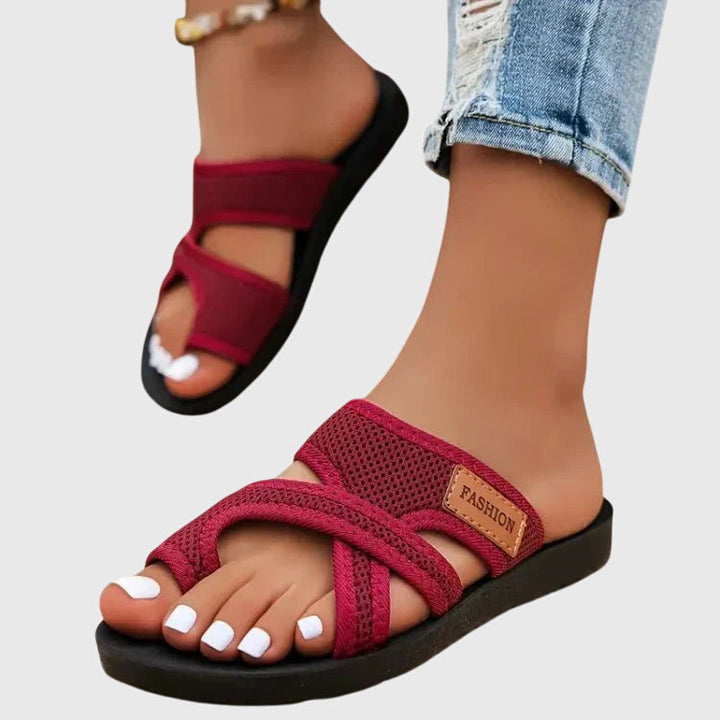 Arwen | Open Toe Crisscross Sandals For Women