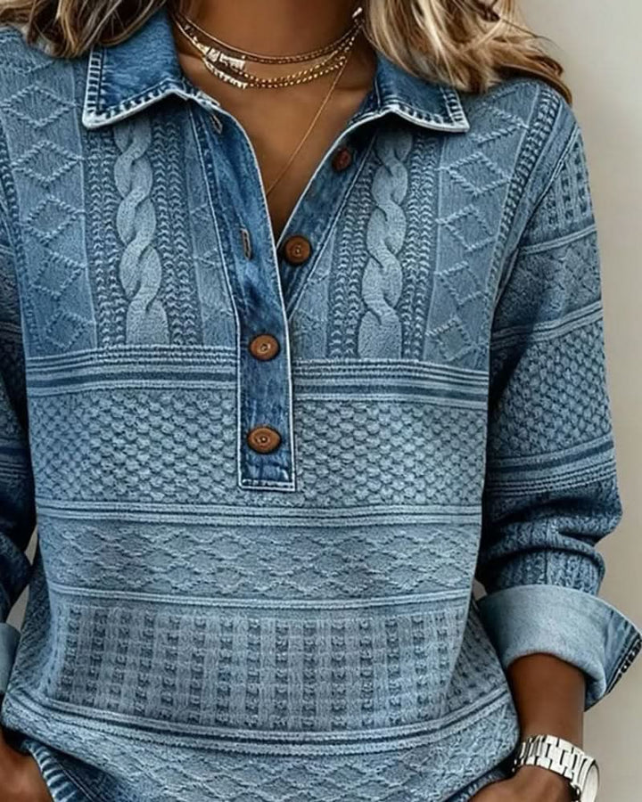 NIVELLE MODERN HALF-BUTTON SWEATER