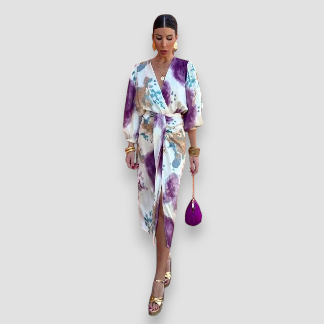 Reeva | Stylish V-Neckline Dress