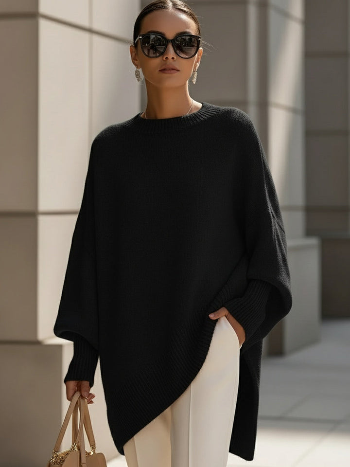 Sade- Oversized Poncho Sweater