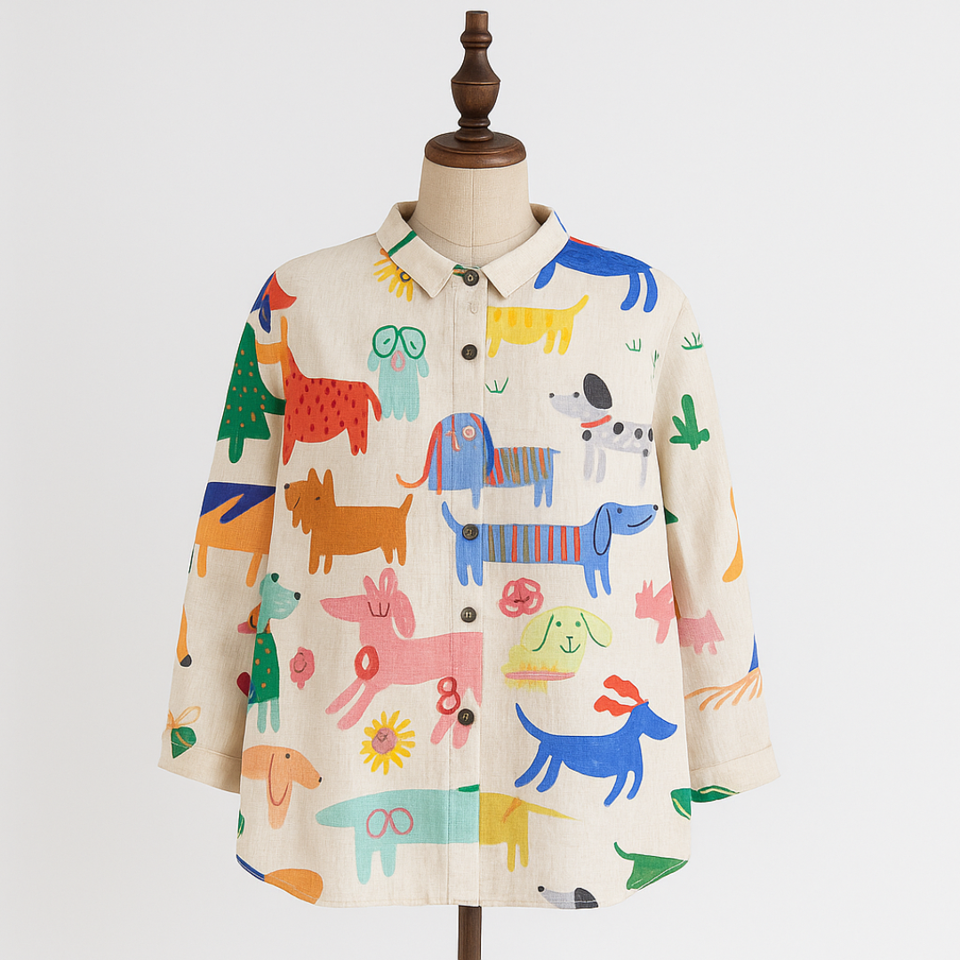 Elva™ | Stylish Everyday Shirt with Pattern