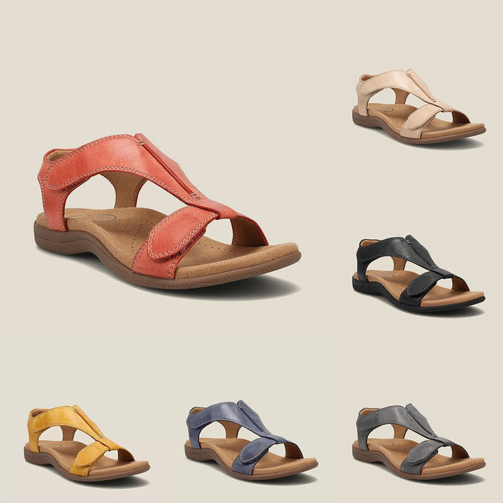 Shana | Open Toe Velcro Sandals For Women