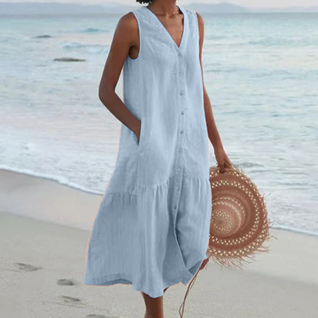 LISSA – SUMMER V-NECK DRESS
