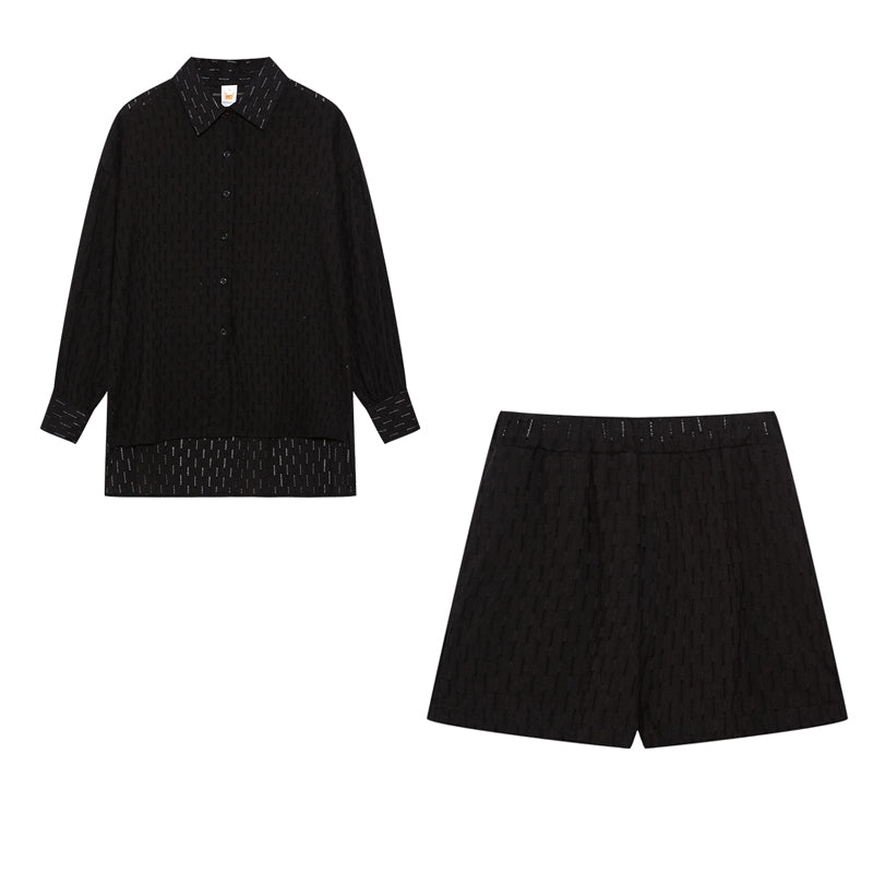 Cesca | Chic Shirt &amp; Shorts Set ( Almost out of stock)