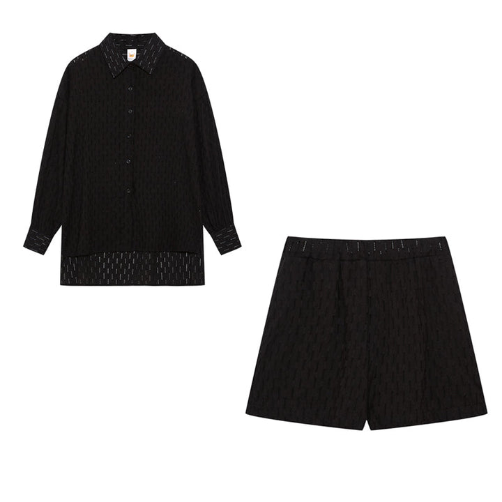 Cesca | Chic Shirt &amp; Shorts Set ( Almost out of stock)