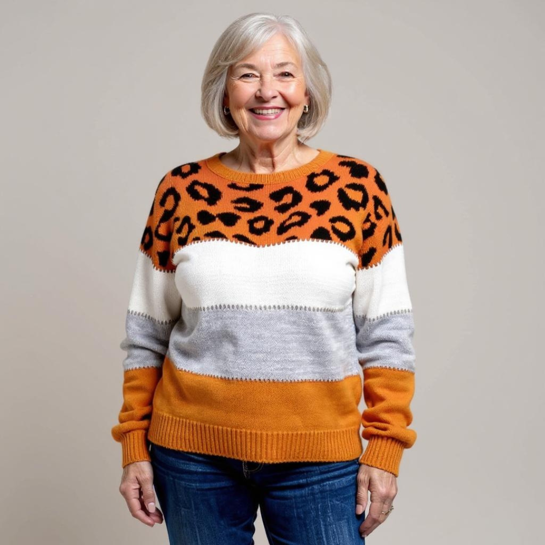 Pascalina | Leopard Print Casual Sweater