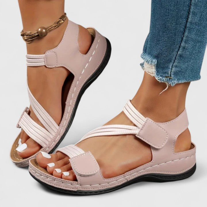 Alissa | Open Toe Ankle Strap Sandals For Women