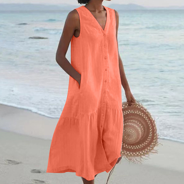 LISSA – SUMMER V-NECK DRESS