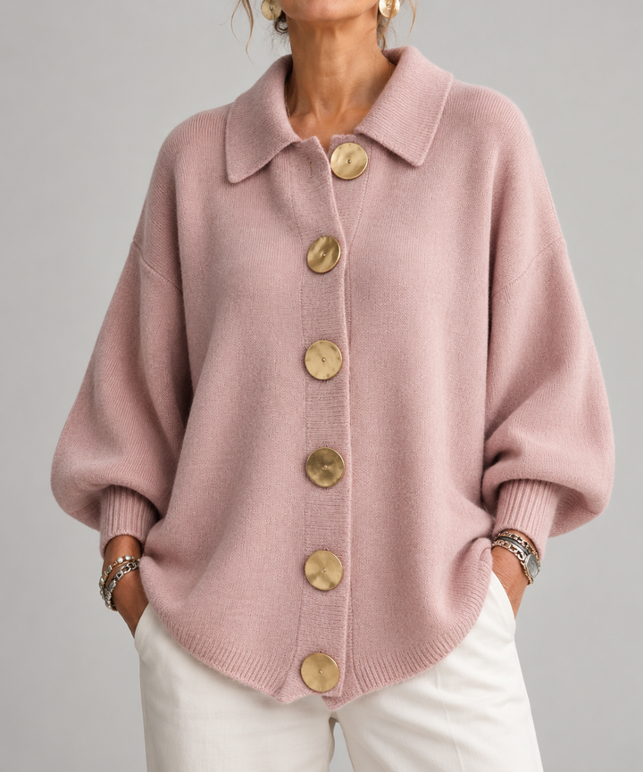Isadorra™ Oversized Collared Cardigan