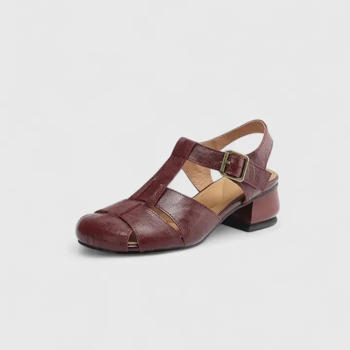 Cordelia | Open Toe Leather Sandals For Women