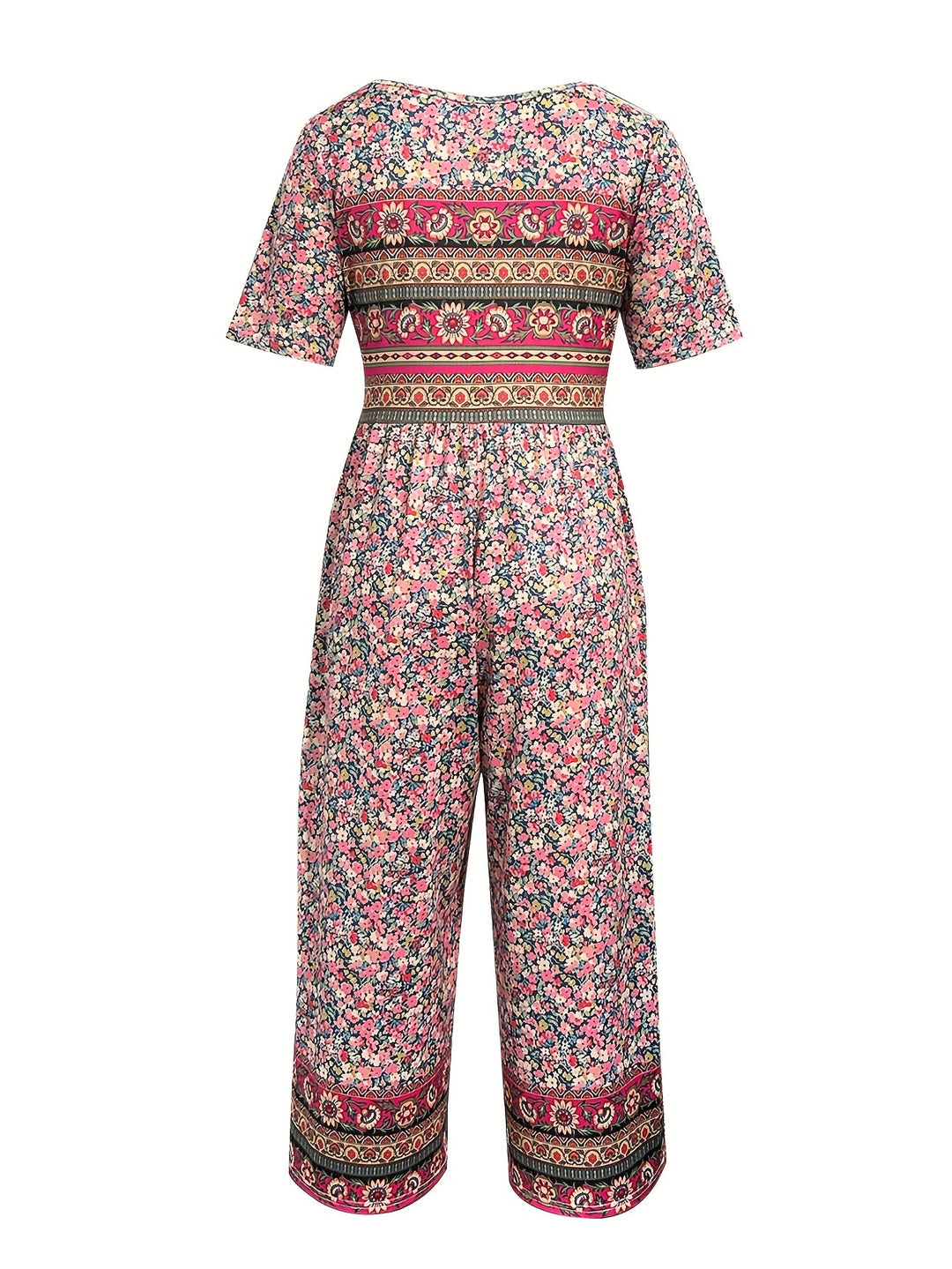 Tracy-Elegant Wide-Leg Pants Dress