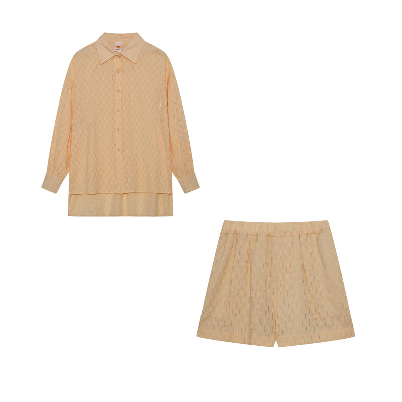 Cesca | Chic Shirt &amp; Shorts Set ( Almost out of stock)