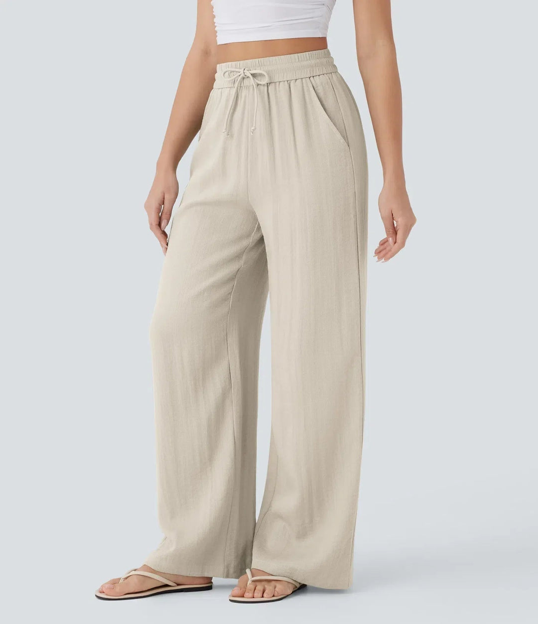 Zafeiria™ - Elegant linen pants