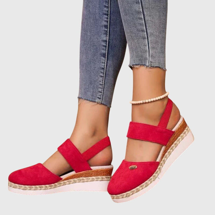 Cadie | Slingback Platform Espadrille Sandals For Women