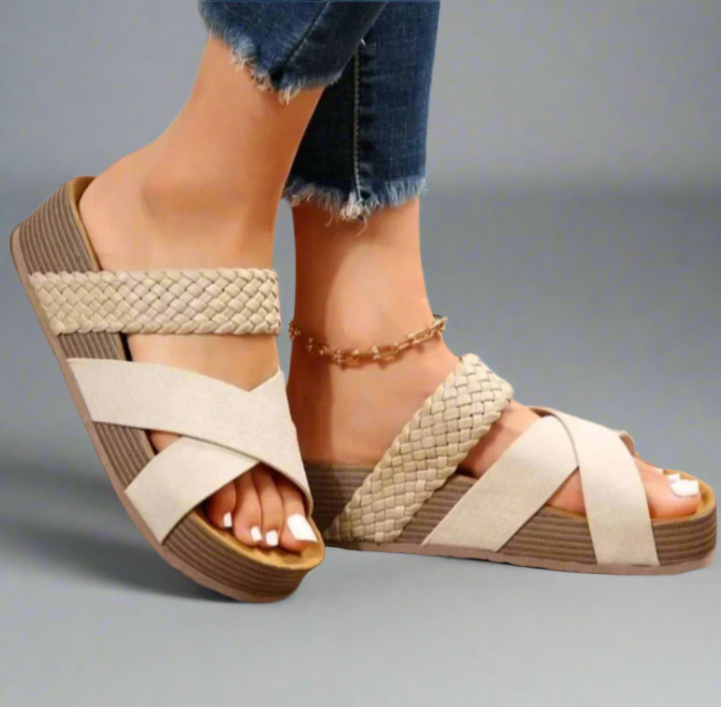 Dana | Woven Platform Sandals For Women