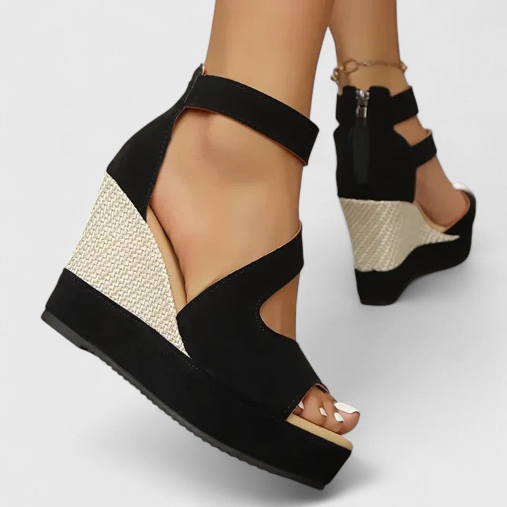 Magdalena | Platform Wedge Sandals With Open Toe For Women